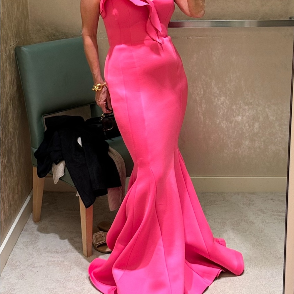 Jovani Elegant Pink Prom Evening Gown